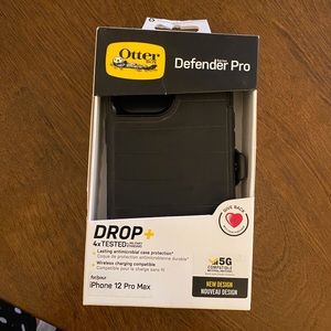 Otter Box defender pro black for iPhone 12 max pro